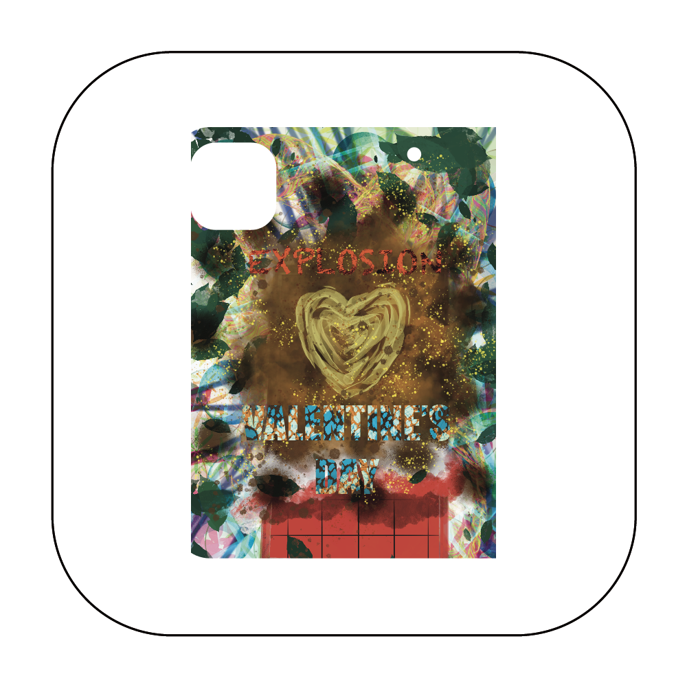 Explosion Valentine's Day ORILAB.Version ワイヤレス充電器スクエア５Ｗ