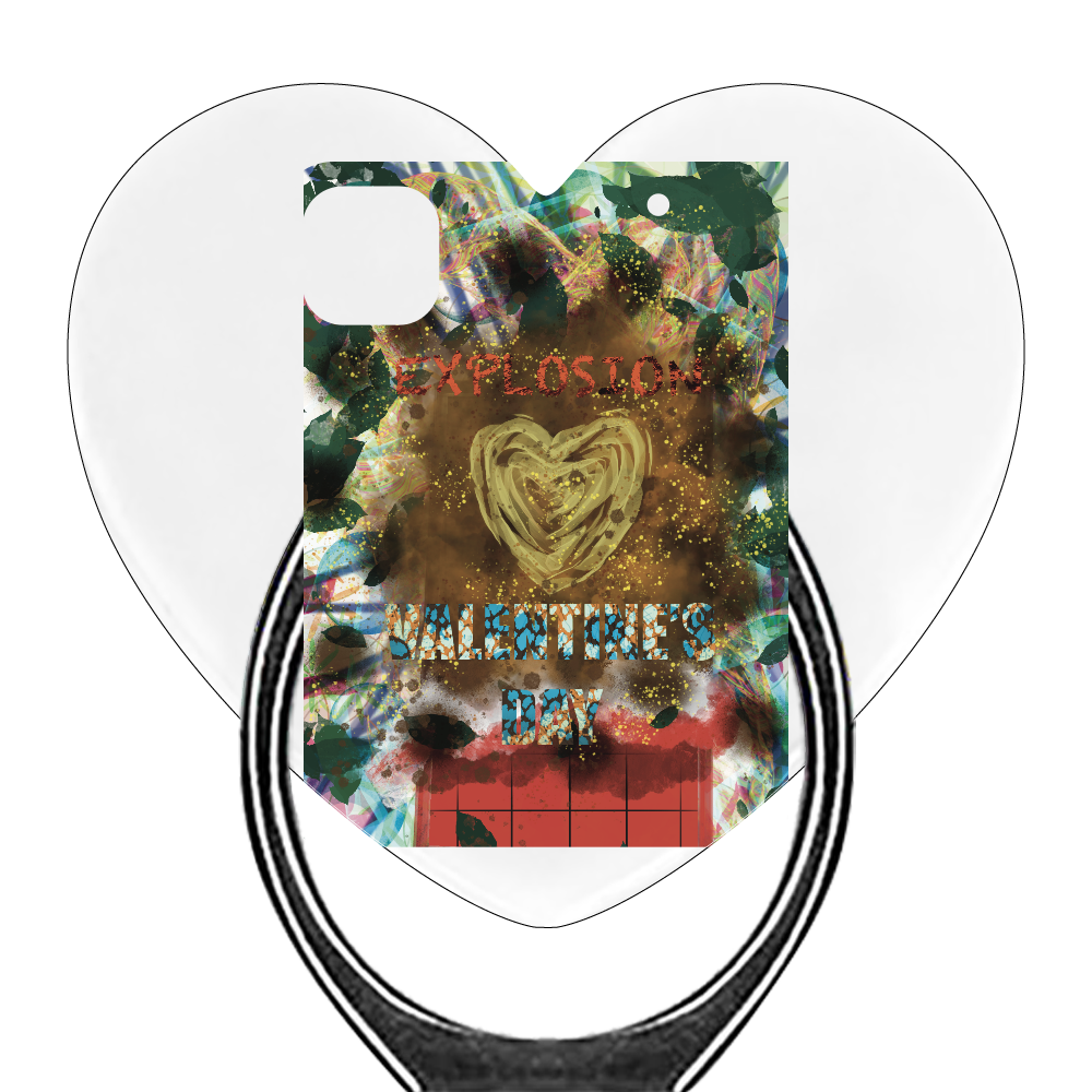 Explosion Valentine's Day ORILAB.Version スマホリング（ハート型）