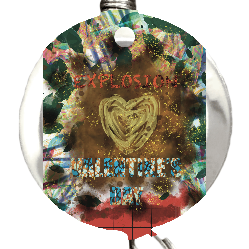 Explosion Valentine's Day ORILAB.Version リールキーホルダー