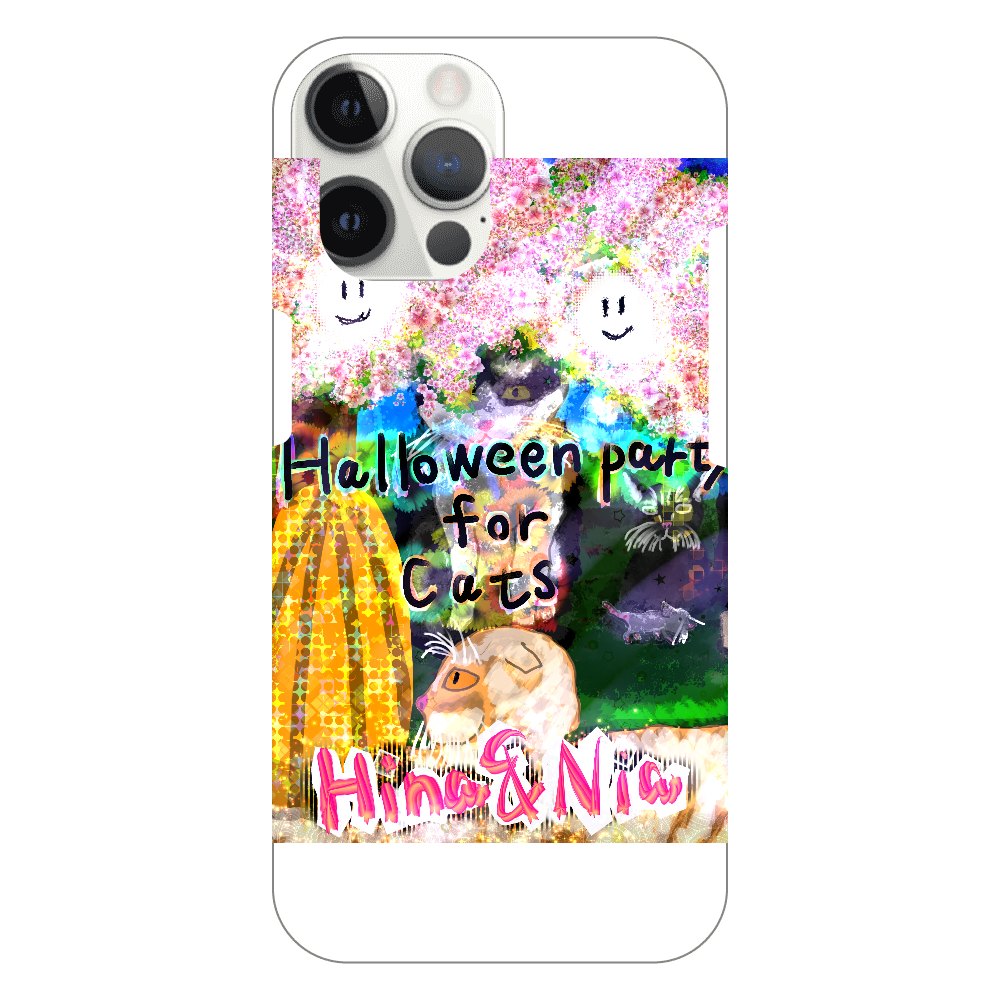 Halloween Party For Cats !! ORILAB.Version iPhone12 ProMax (白/黒)