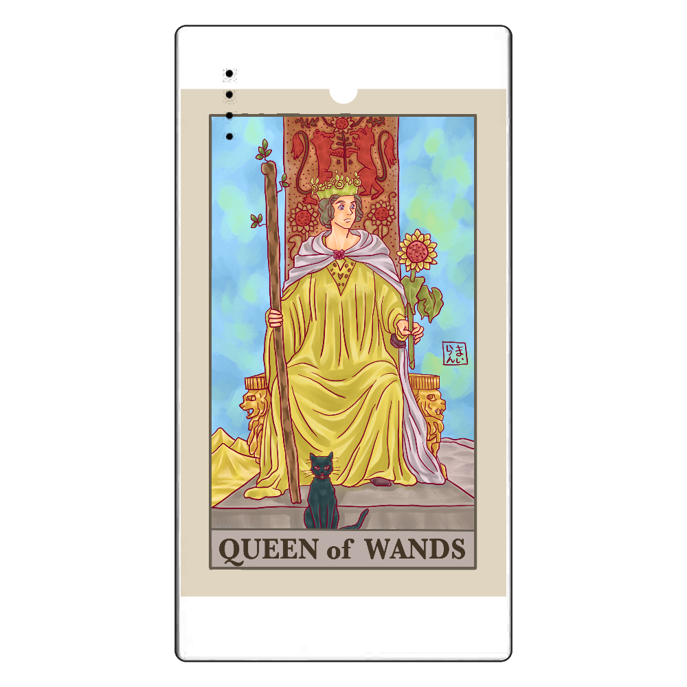 タロットカード小アルカナ ワンドのクイーン の商品購入ページ オリジナルプリントグッズ販売のオリラボマーケット
