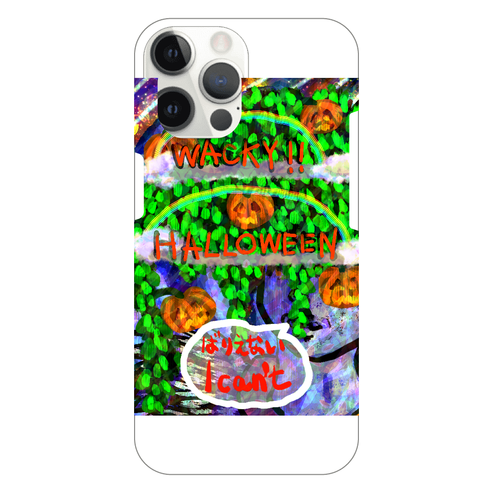 WACKY!! HALLOWEEN ORILAB.Version iPhone12 ProMax (白/黒)