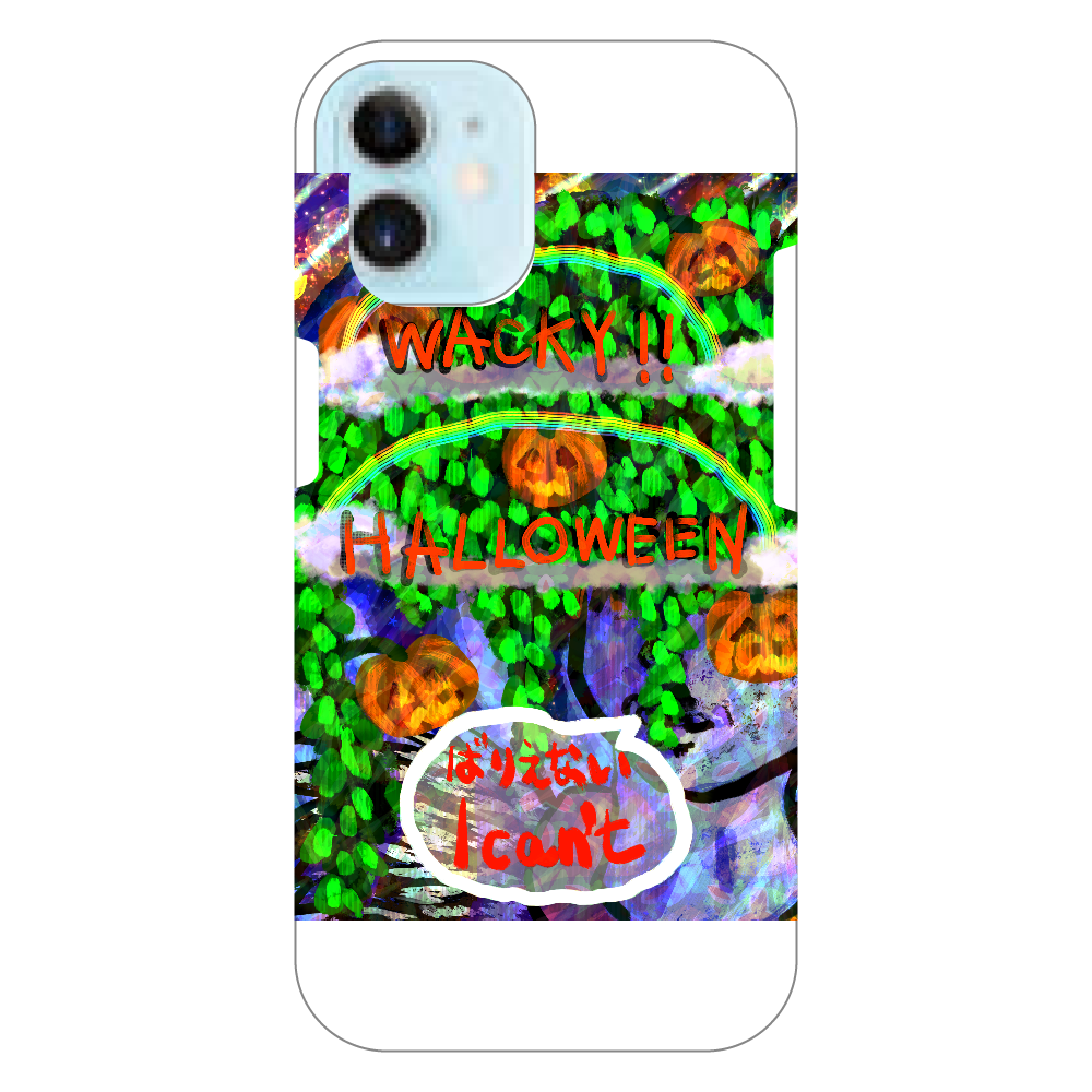 WACKY!! HALLOWEEN ORILAB.Version iPhone12 mini (白/黒)
