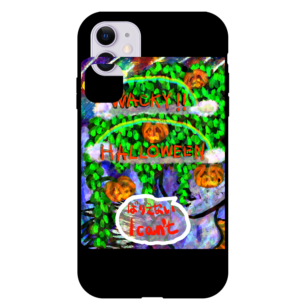 WACKY!! HALLOWEEN ORILAB.Version iPhone11 プリントパネルラバーケース