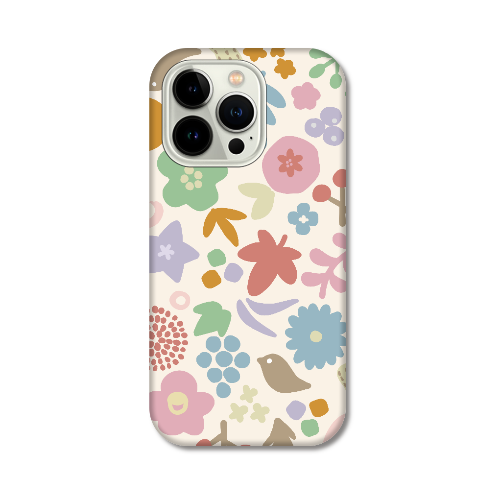 北欧柄　暖かい暮らし（黄色） iPhone14 Pro