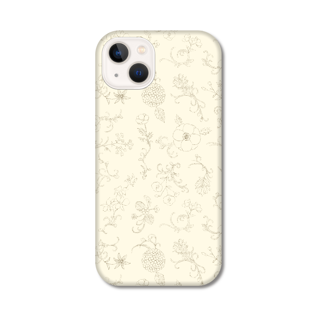 ボタニカルメディテーション（黄色） iPhone13 