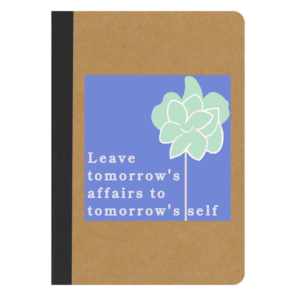 なもなき花 リサイクルノートA5