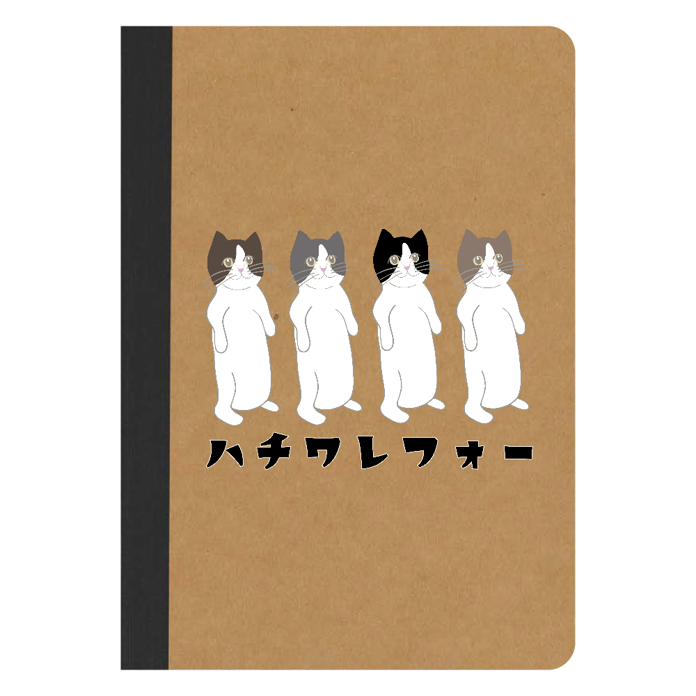 ハチワレフォー リサイクルノートA5