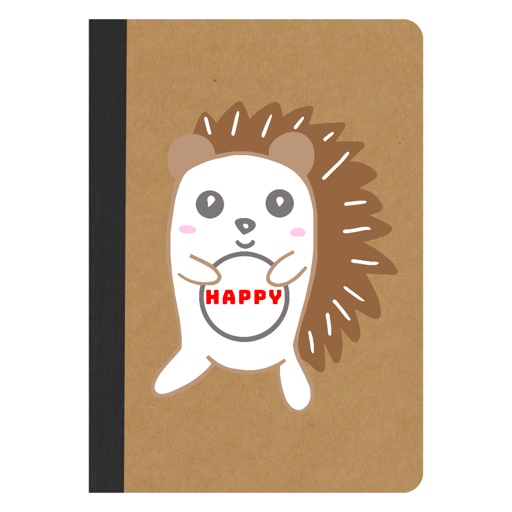 ハッピーハリネズミ リサイクルノートA5