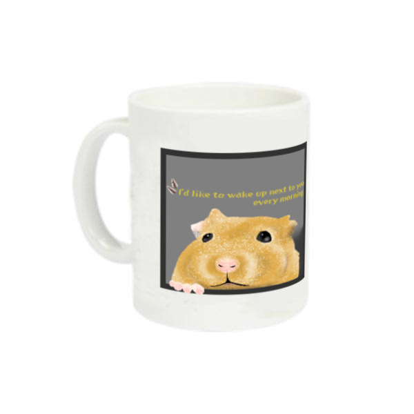柚吉「毎朝きみの隣で目を覚ましたいな」マグカップ 定番マグカップ