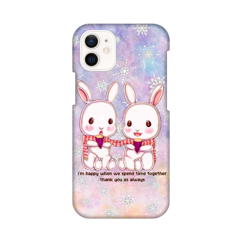 ぬくぬくうさぎᕱ⑅︎ᕱ" iPhone12 mini