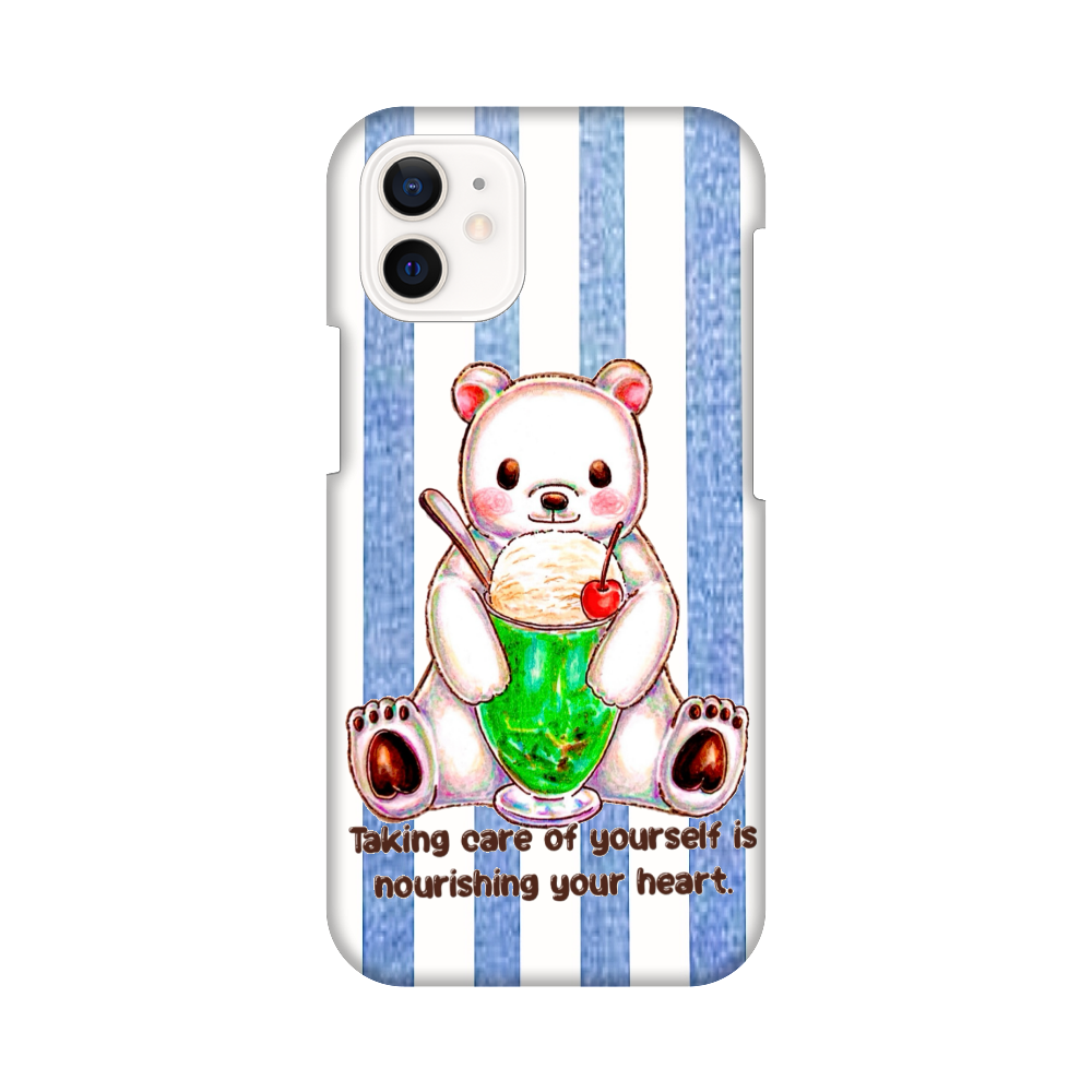 シロクマちゃんとメロンソーダʕ•ᴥ•ʔ iPhone12 mini