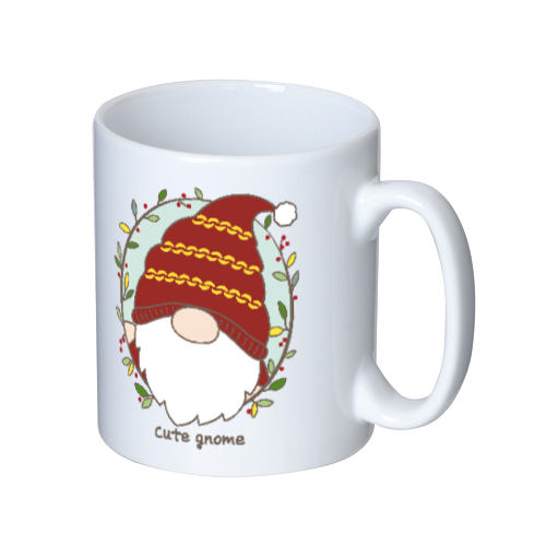 Cute gnome マグカップ  ホワイト