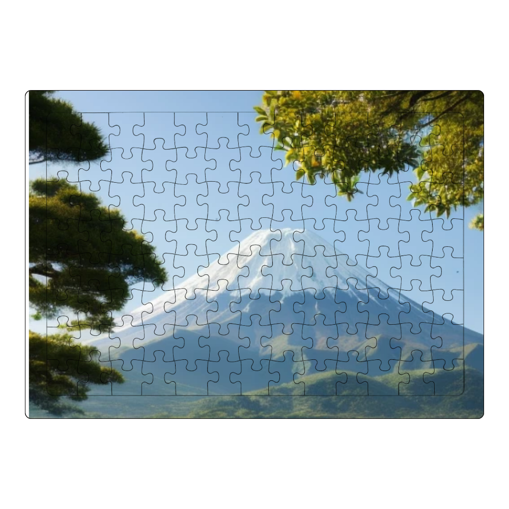 パズル　日本の風景〜自然〜 ジグソーパズル A4サイズ 104ピース