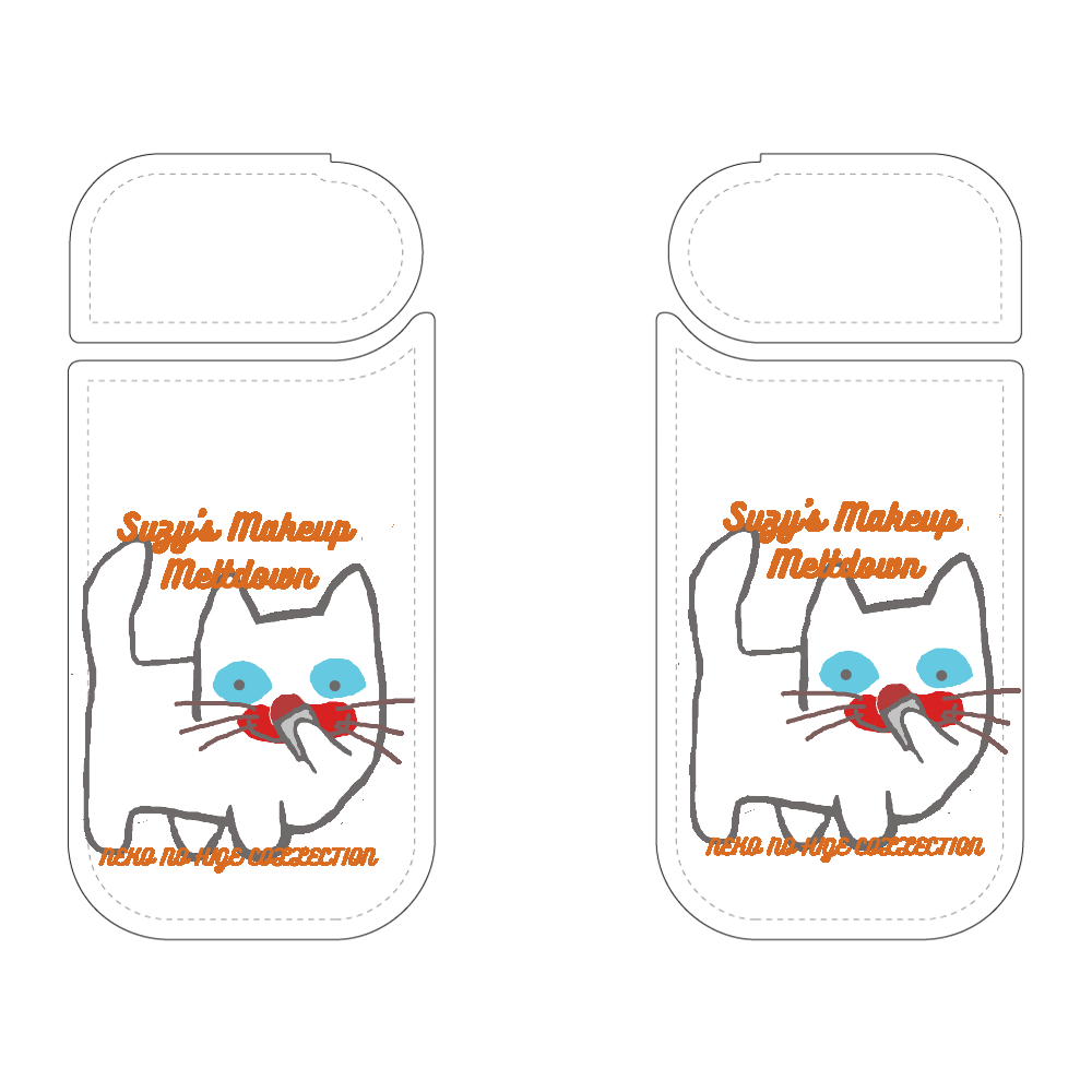 スージーとの遭遇 オレンジ:ねこのひげあつめ。 IQOSケース