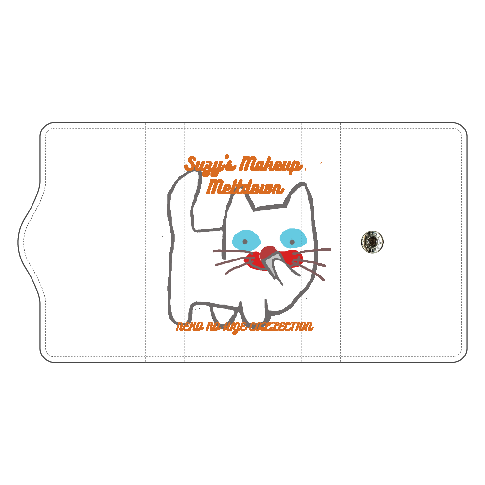 スージーとの遭遇 オレンジ:ねこのひげあつめ。 キーケース