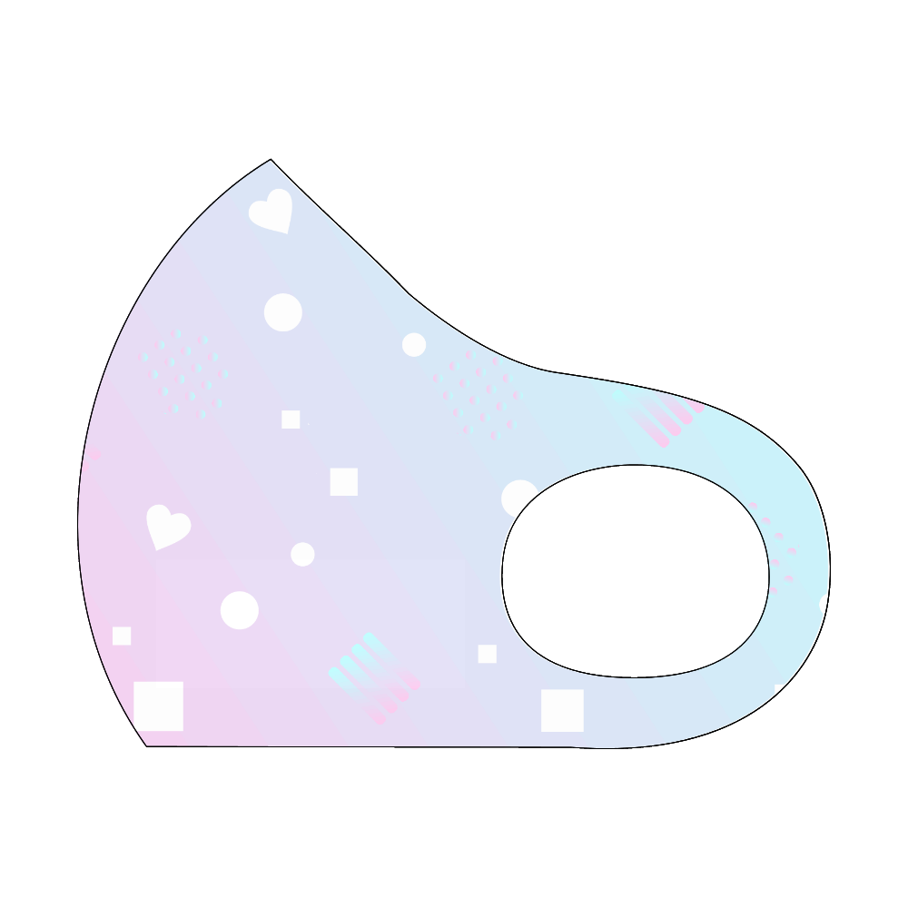 可愛いメルヘン映えマスク スポーツマスク