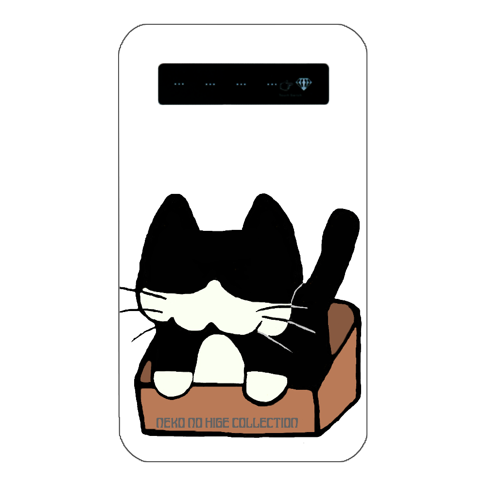 ハコネコシングル：ハチワレ：ねこのひげあつめ。 インジケータ有バッテリー4000mAh