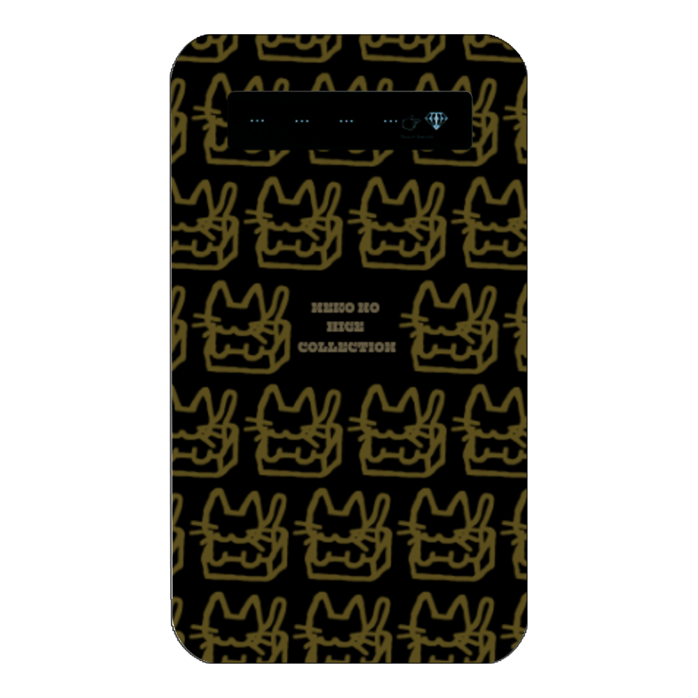 ねこのひげあつめ。箱猫:ブラックZAKKA インジケータ有バッテリー4000mAh