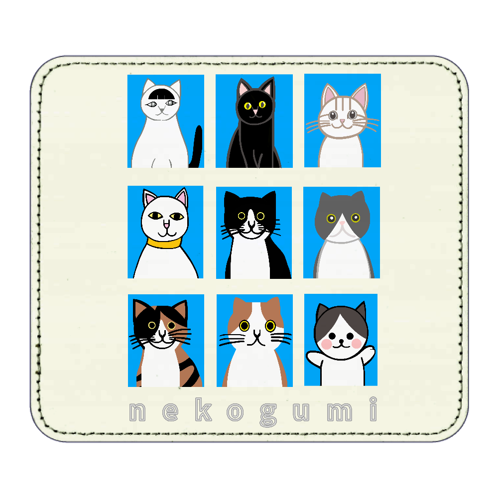 猫組アルバム レザーマウスパッド（スクエア）