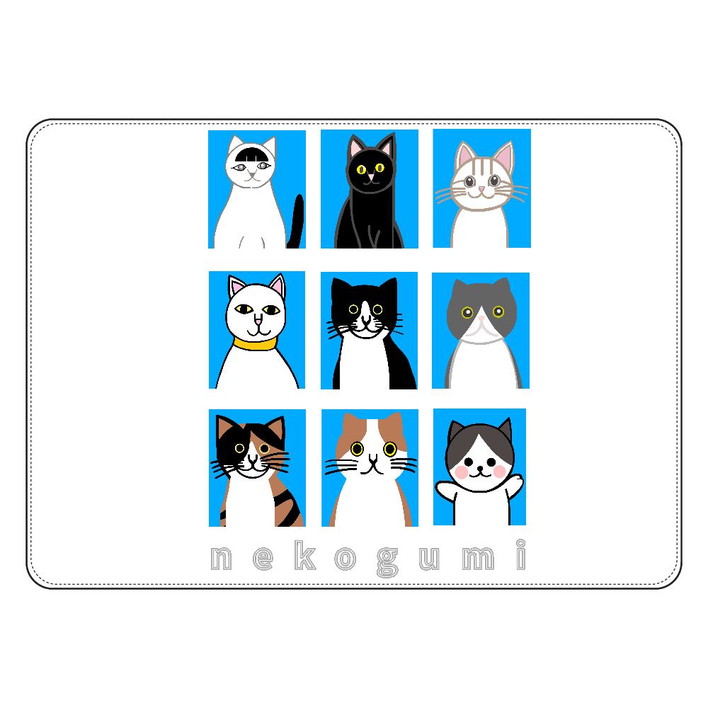 猫組アルバム タブレットケース汎用Mサイズ