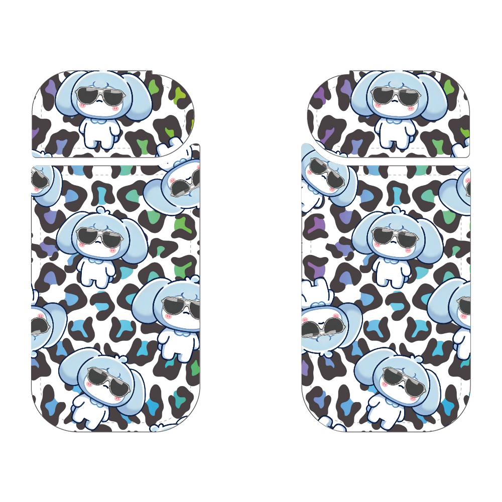 サングラスざこまろiQOSケース（レインボー豹柄） IQOSケース