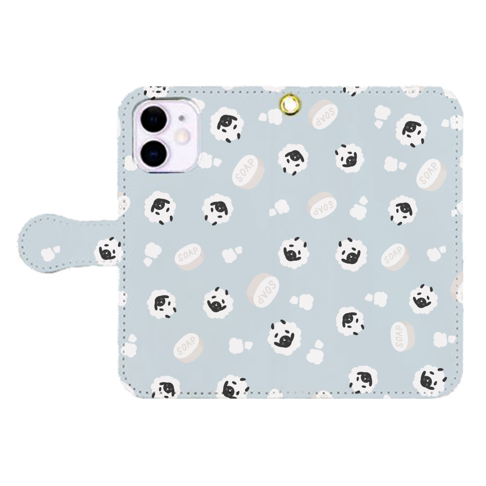 SHEEP SOAP iPhone12mini 手帳型スマホケース