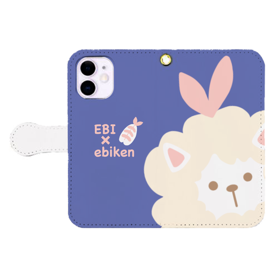 EBI×ebiken iPhone12mini 手帳型スマホケース