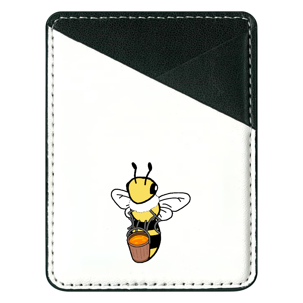 ミツバチといっしょ 貼り付けパスケース(スマホ用)