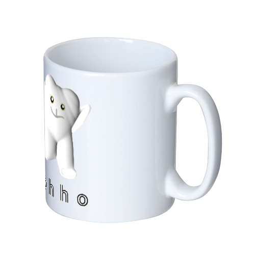 エッホッホ マグカップ  ホワイト