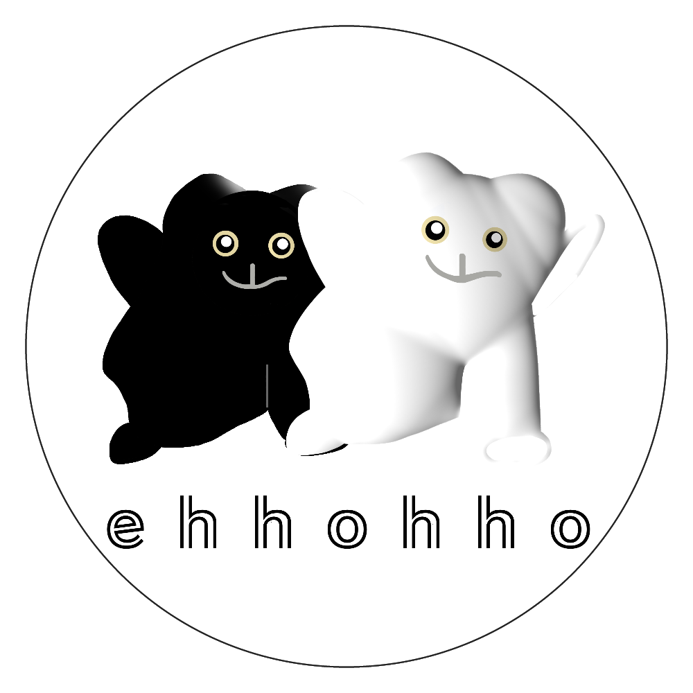 エッホッホ 白雲石コースター　丸