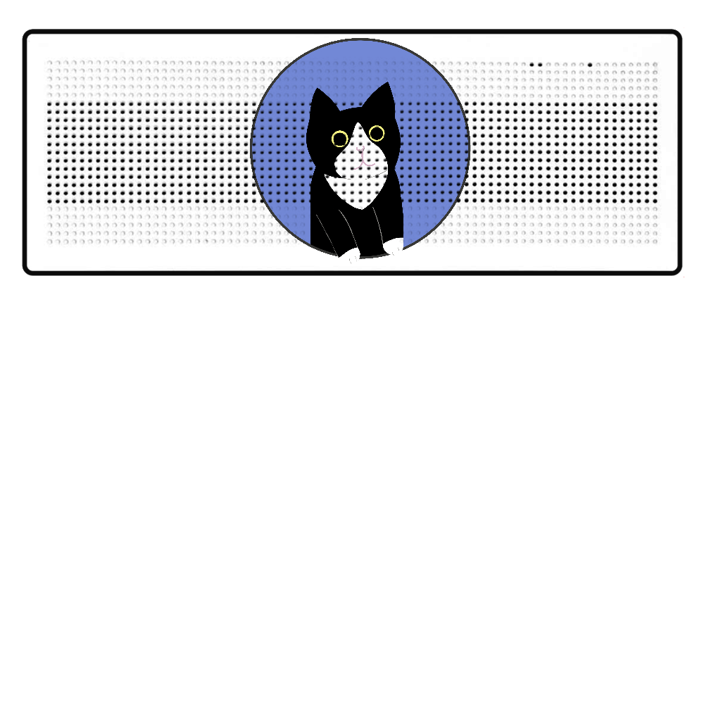 まるの中からハチワレさん Bluetoothスピーカー 表のみプリント