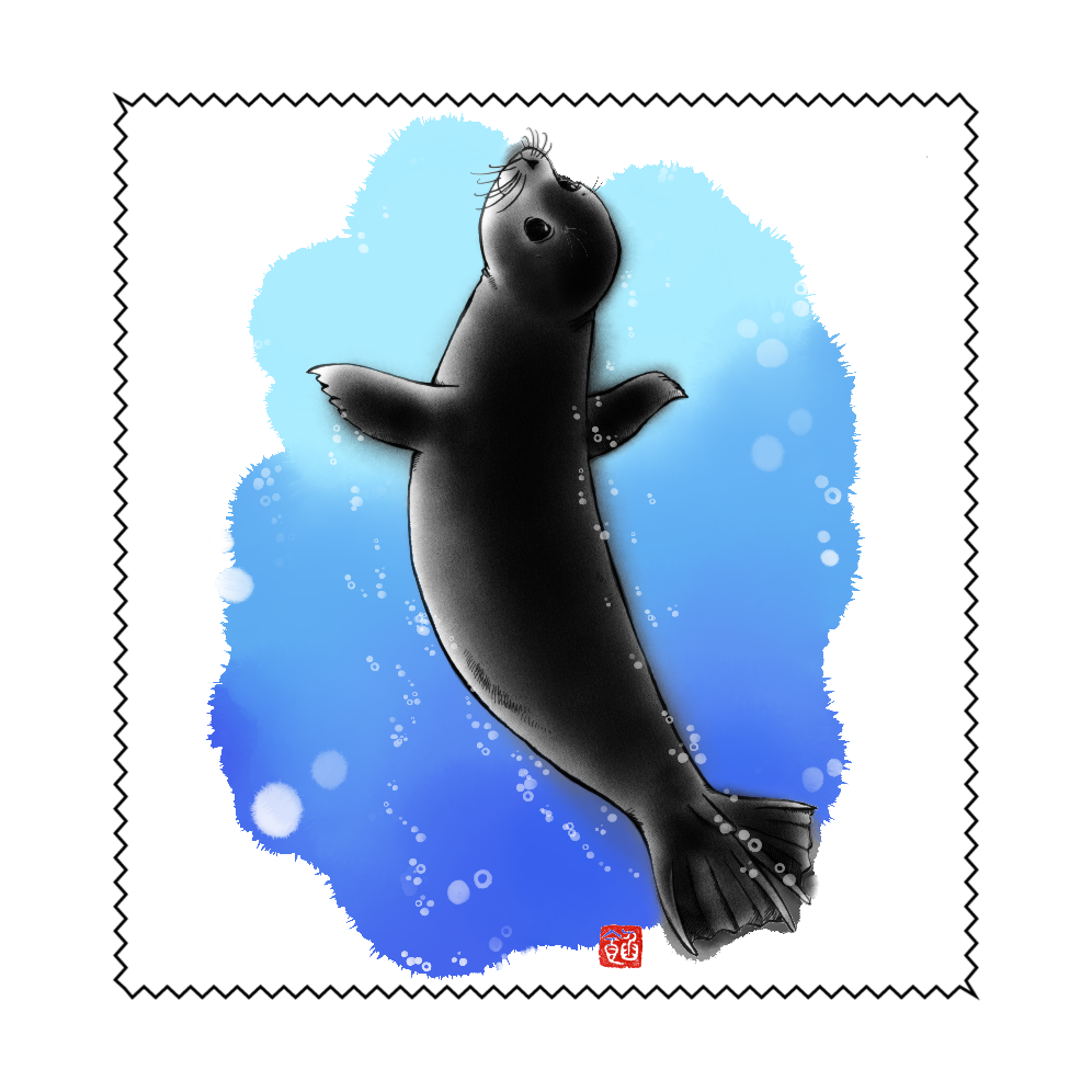 Return of the black seal マイクロファイバーメガネ拭き