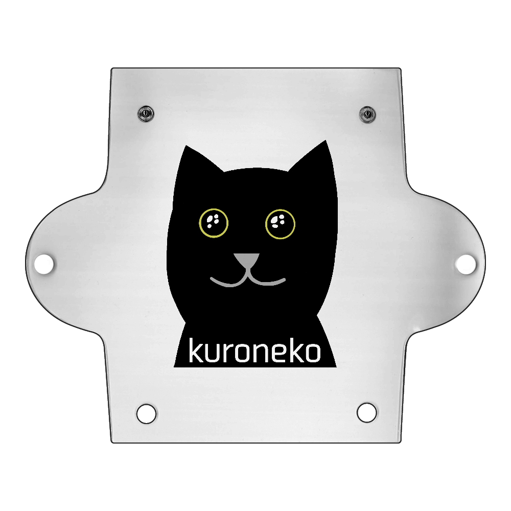 おめめウルウル黒猫さん PVC マルチケース