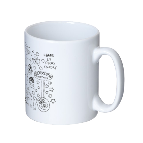 オリジナルイラストグッズ マグカップ  ホワイト