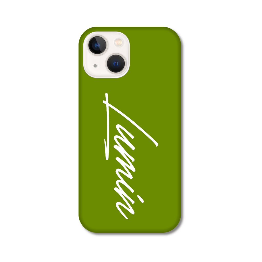 Luminビッグロゴ - 抹茶×ホワイト iPhone13 mini