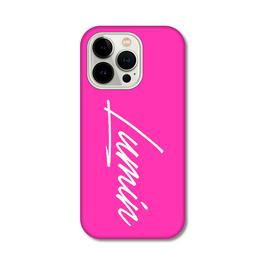 Luminビッグロゴ - ピンク×ホワイト iPhone14 Pro