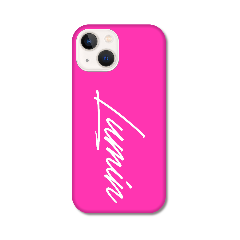 Luminビッグロゴ - ピンク×ホワイト iPhone13 mini