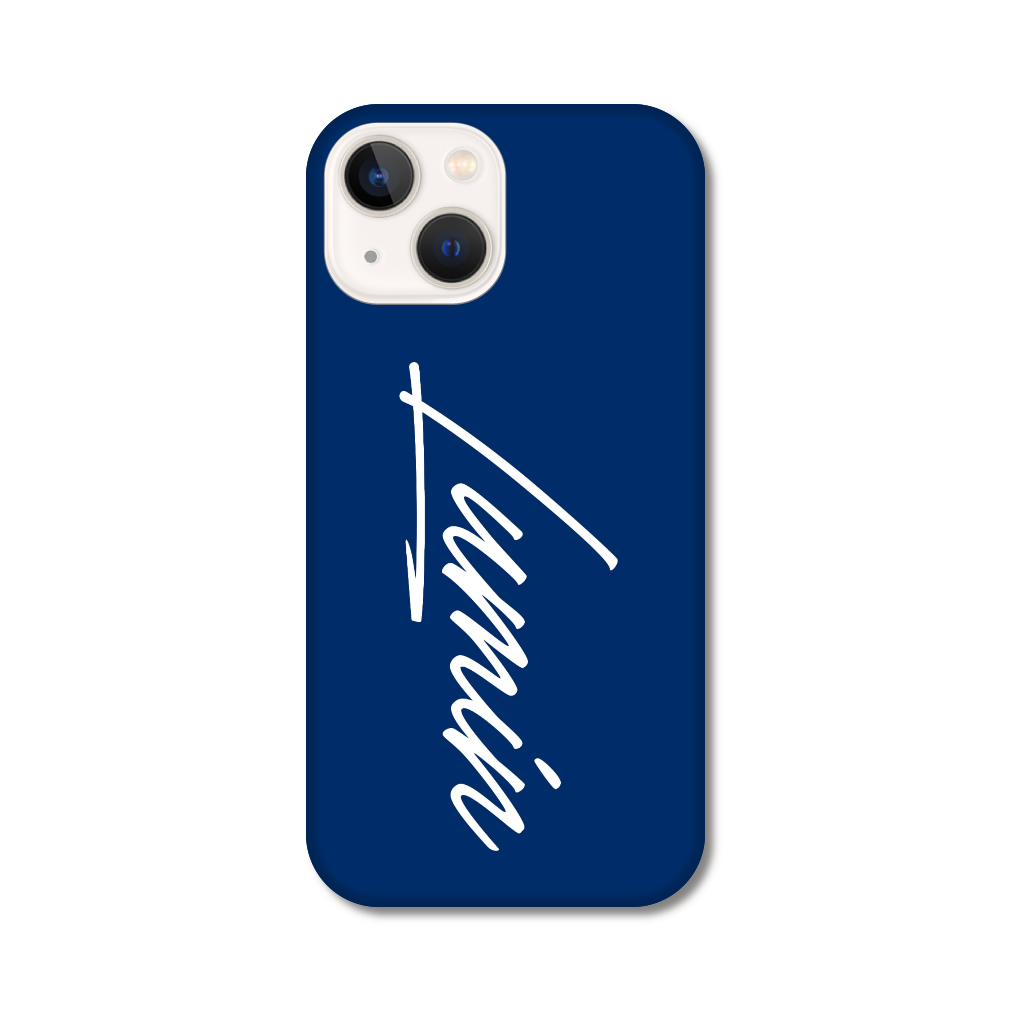 Luminビッグロゴ - ロイヤルブルー×ホワイト iPhone13 mini