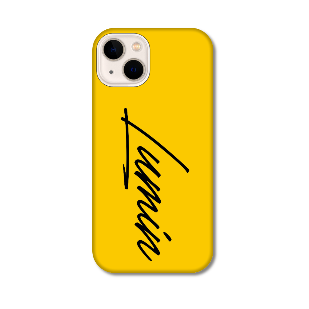 Luminビッグロゴ - イエロー×ブラック iPhone14