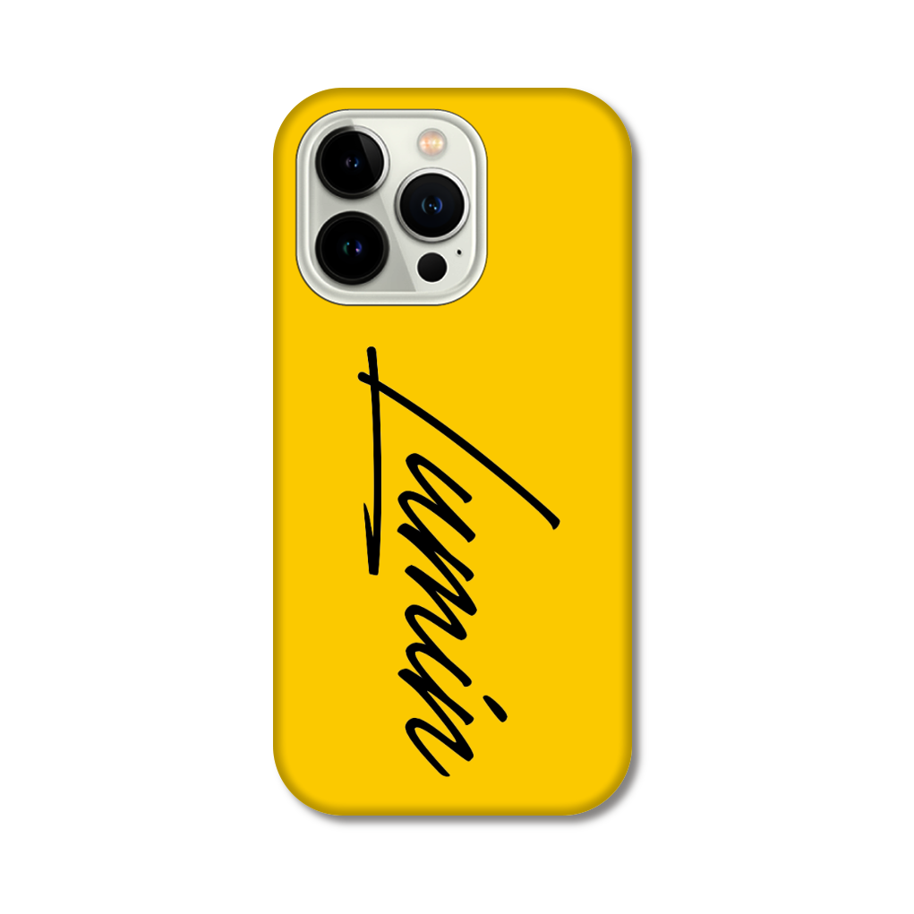 Luminビッグロゴ - イエロー×ブラック iPhone14 Pro