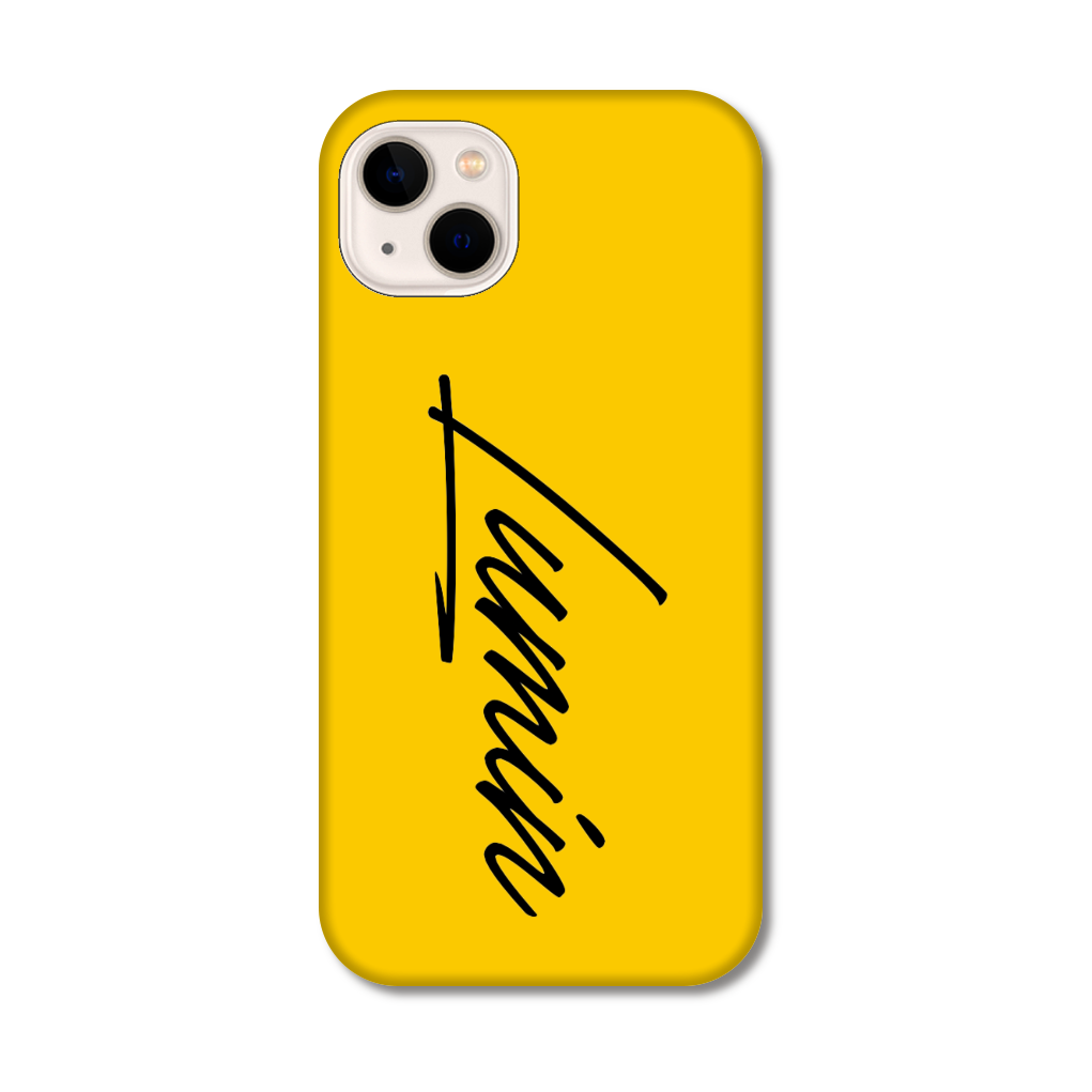 Luminビッグロゴ - イエロー×ブラック iPhone14 Plus