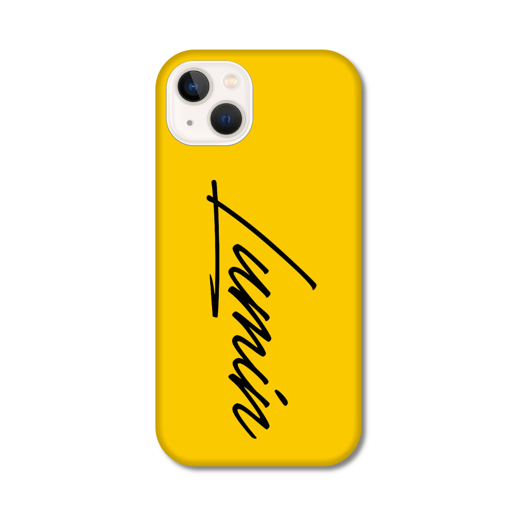 Luminビッグロゴ - イエロー×ブラック iPhone13 