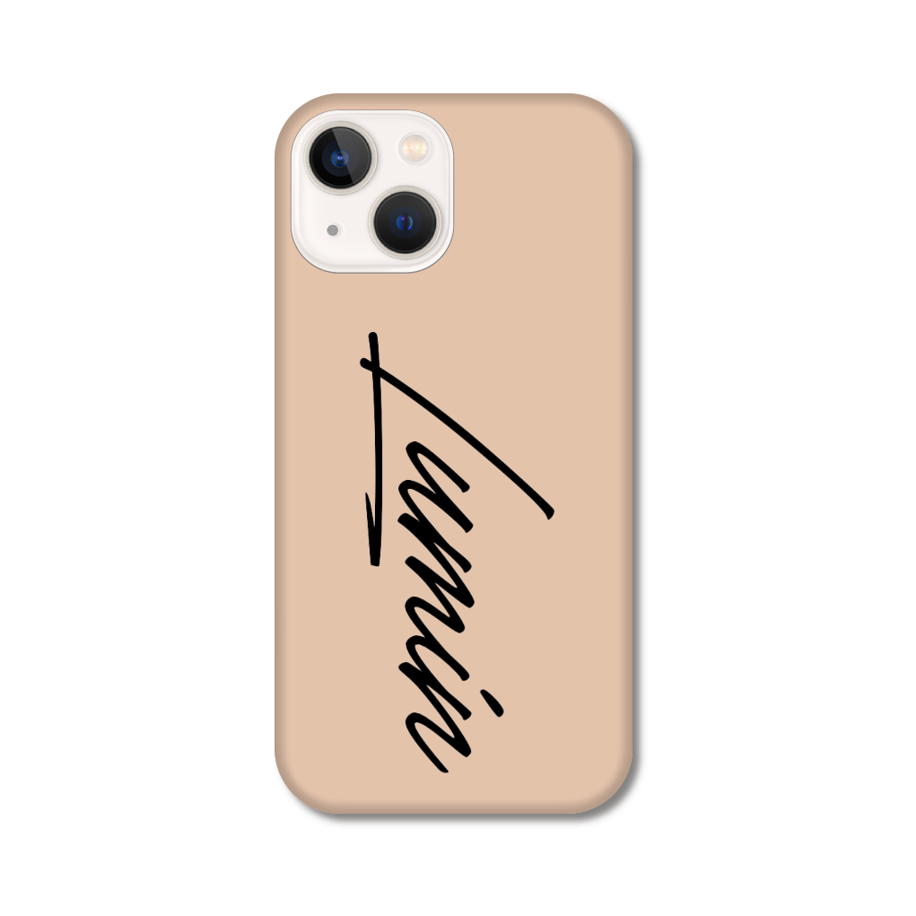 Luminビッグロゴ - ベージュ×ブラック iPhone13 mini