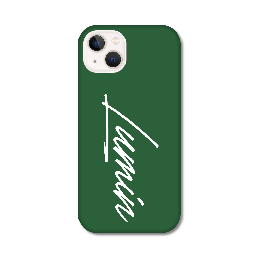 Luminビッグロゴ - グリーン×ホワイト iPhone13 