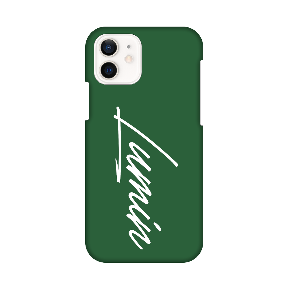 Luminビッグロゴ - グリーン×ホワイト iPhone12 / 12 Pro