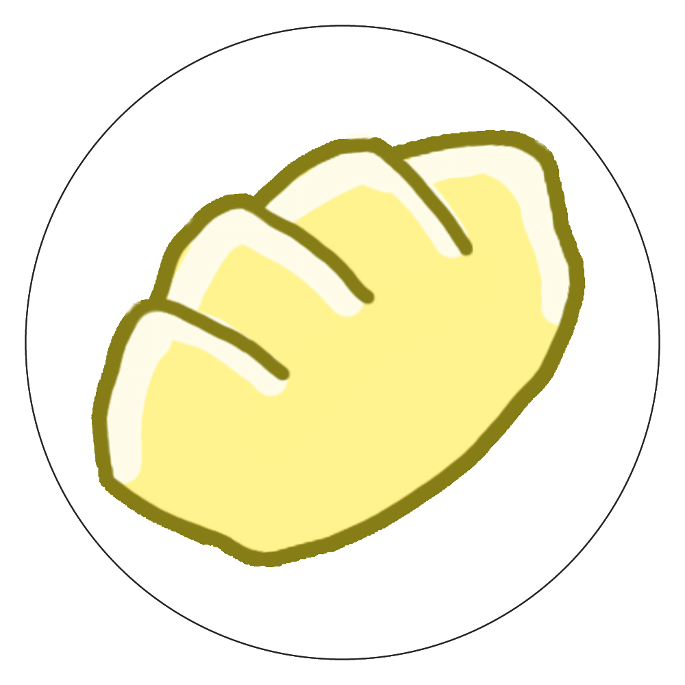 ギョウザ♪ 白雲石コースター　丸