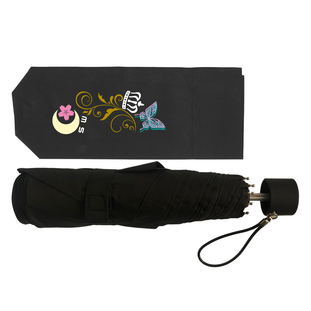 M&S オリジナル折りたたみ傘 耐風UV折りたたみ傘