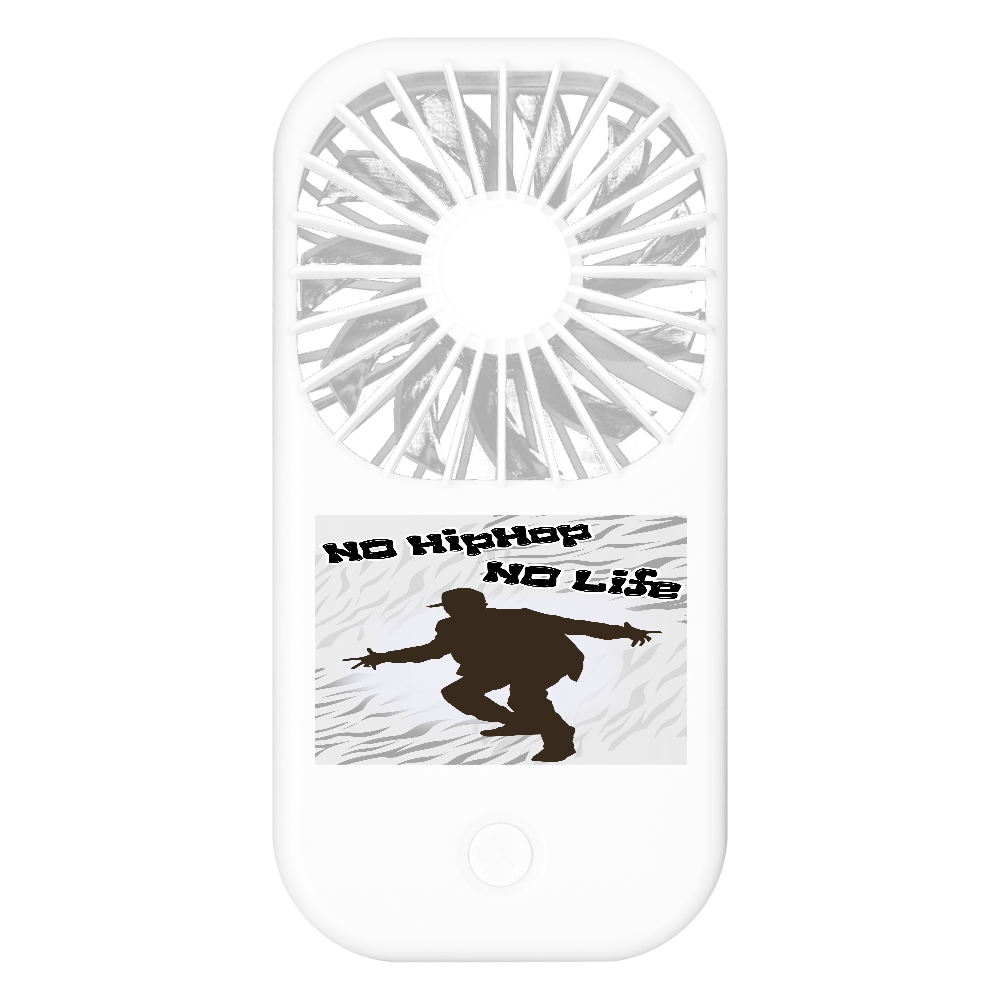 NO HIPHOP NO LIFE ポータブルスタンドファン