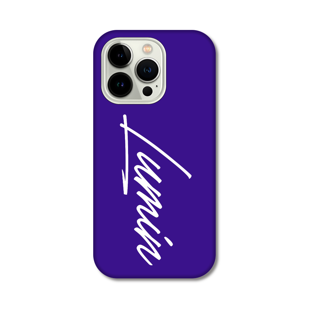 Luminビッグロゴ - パープル×ホワイト iPhone14 Pro